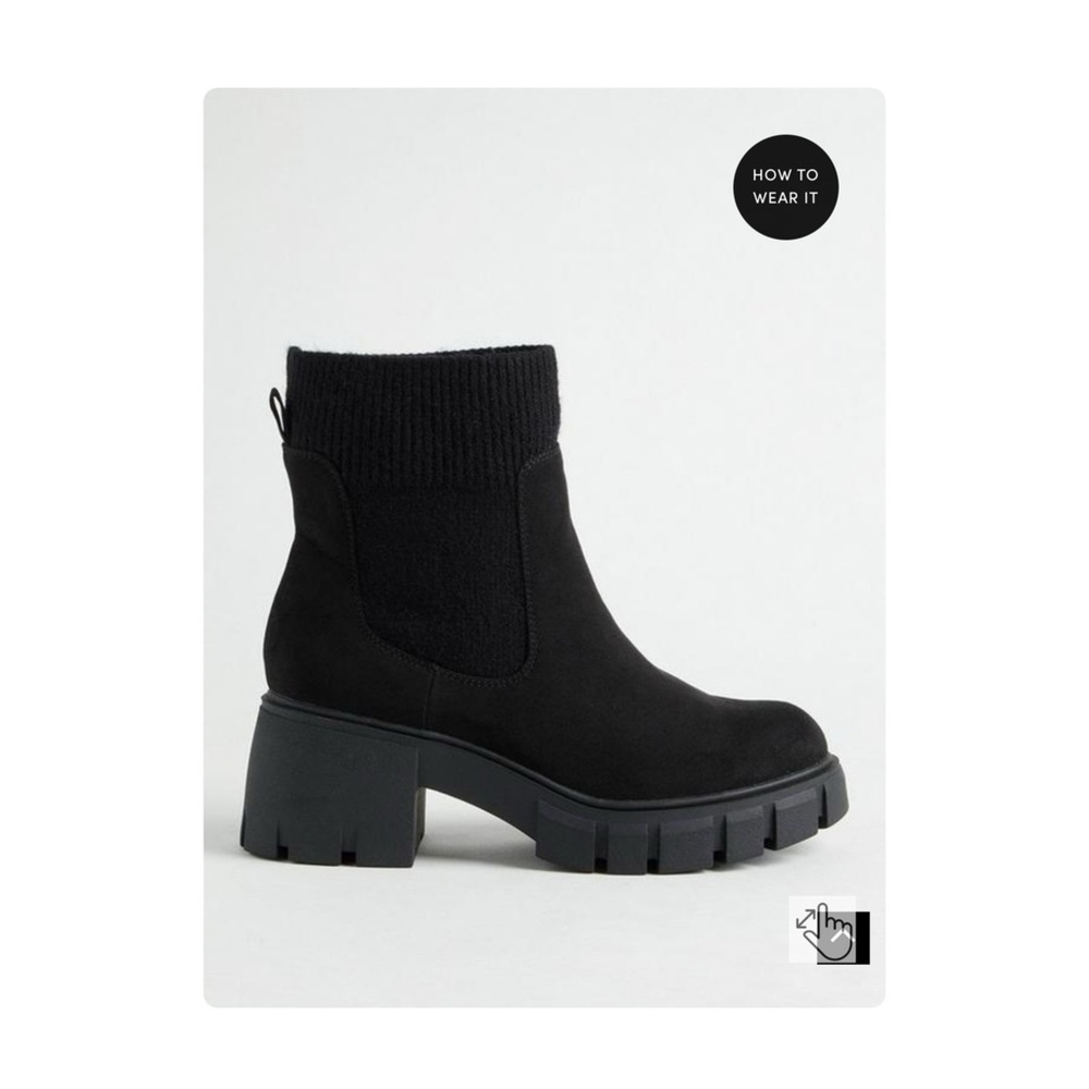 TORRID - Sweater Gore Chelsea Ankle Boots